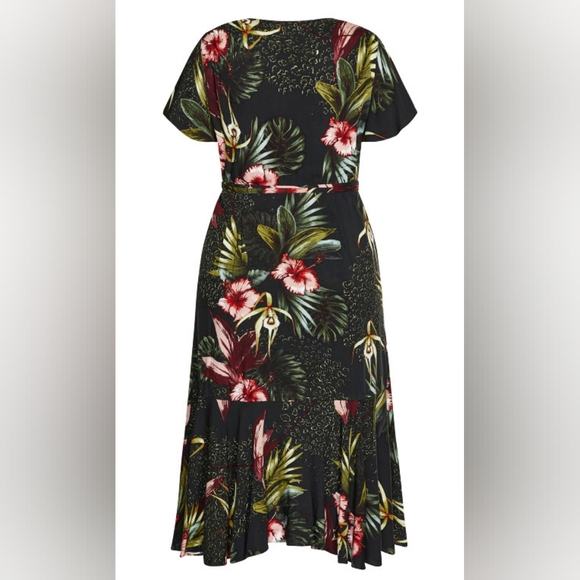 City Chic Frill Phuket Maxi Dress - Picture 4 of 5